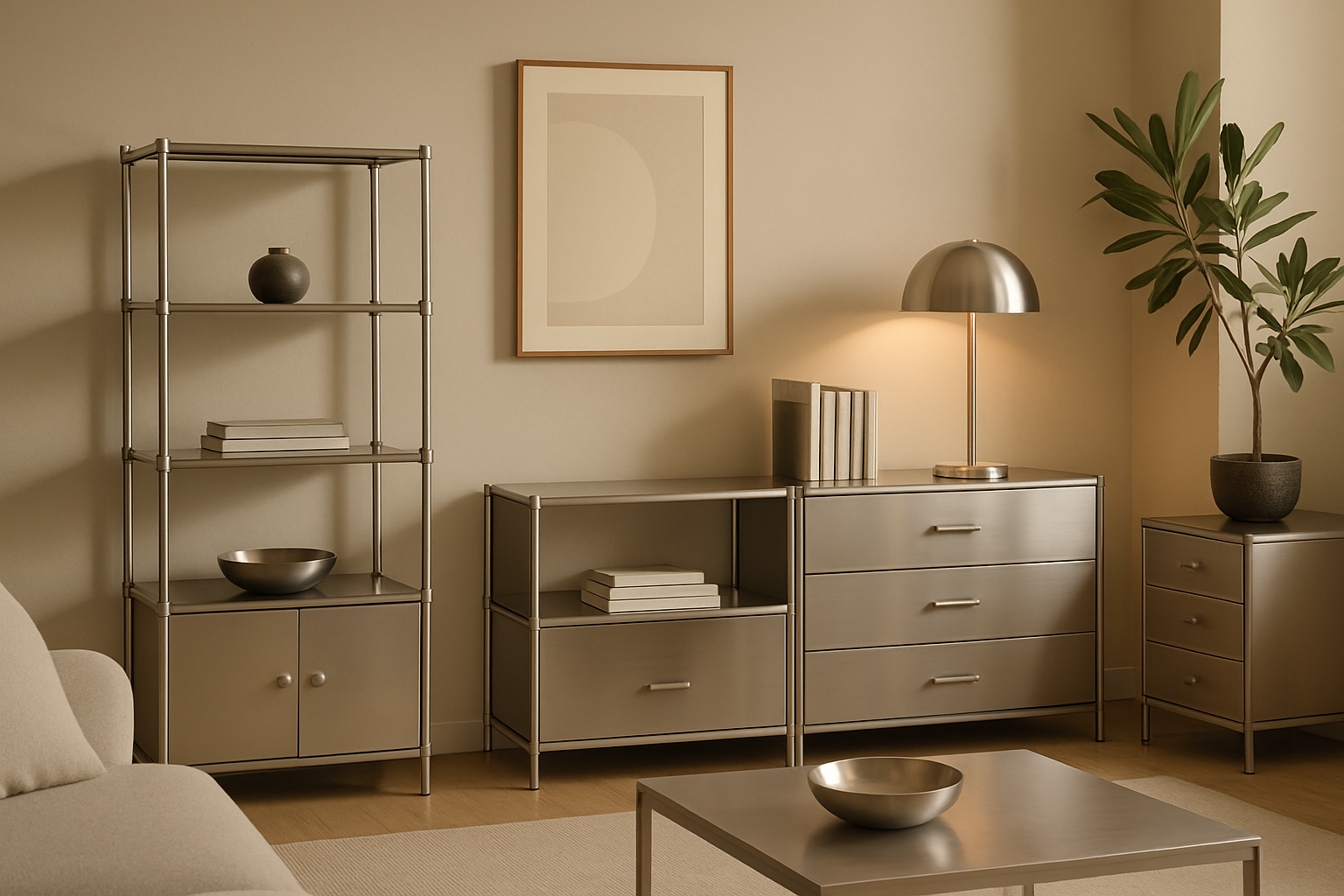 20251104_1741_Contemporary Metallic Interior_simple_compose_01k98gf19mefas1q4ggfw381w5